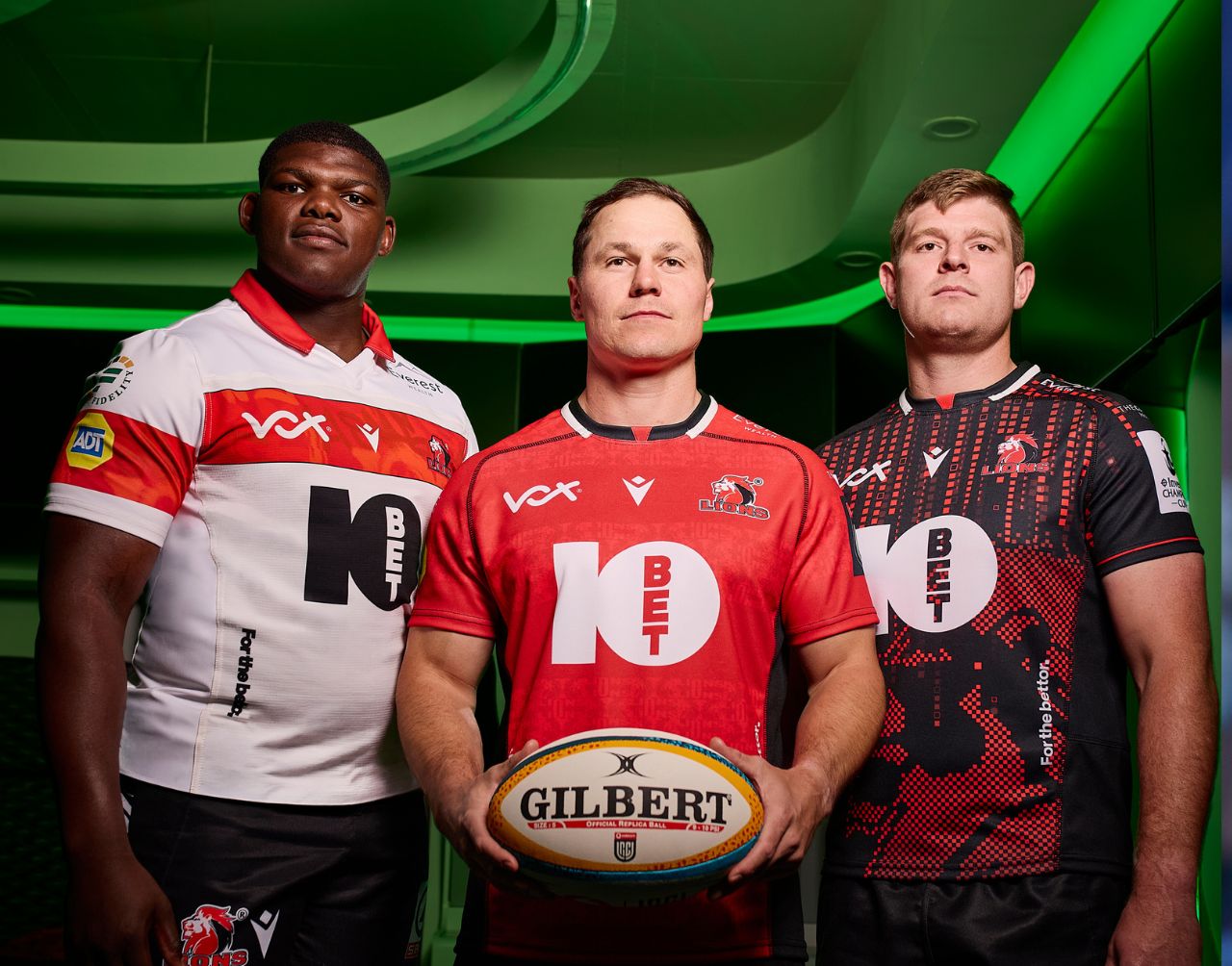 The 10bet Lions: the brand on the front of the playing jersey.