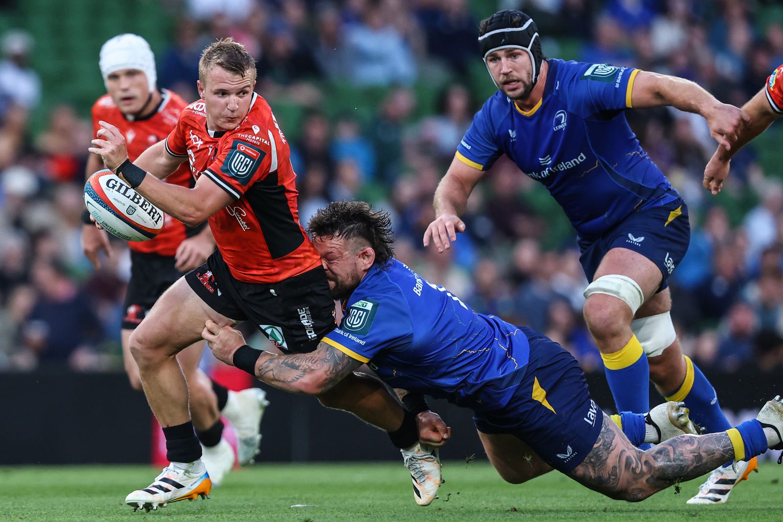 Nico Steyn is tackled by Andrew Porter, 30 May 2026.